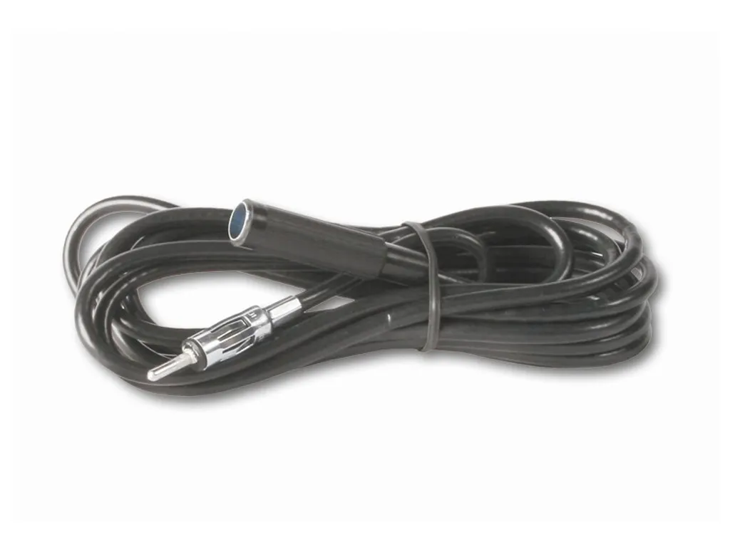 ACV 1576-00 Prolunga Antenna DIN 3.5m | Metallo Nero | Alta Fedeltà