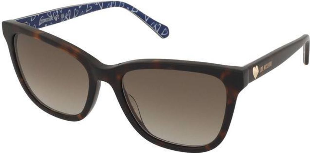 Moschino Love MOL078/S Havana pattern 54/17/140 Damen Sonnenbrillen