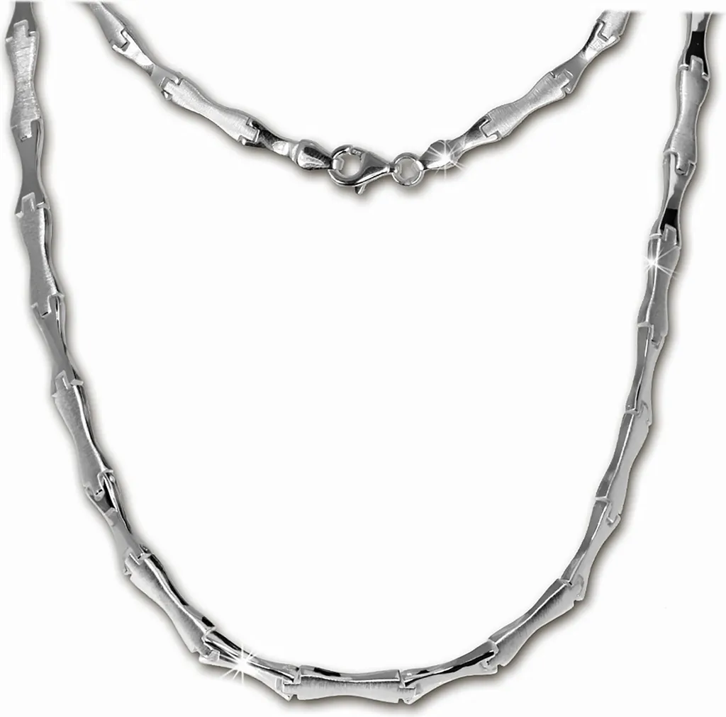 Bijou Argent Mat pour Femme Collier Chic Idéal Cadeau Longueur 45,5cm
