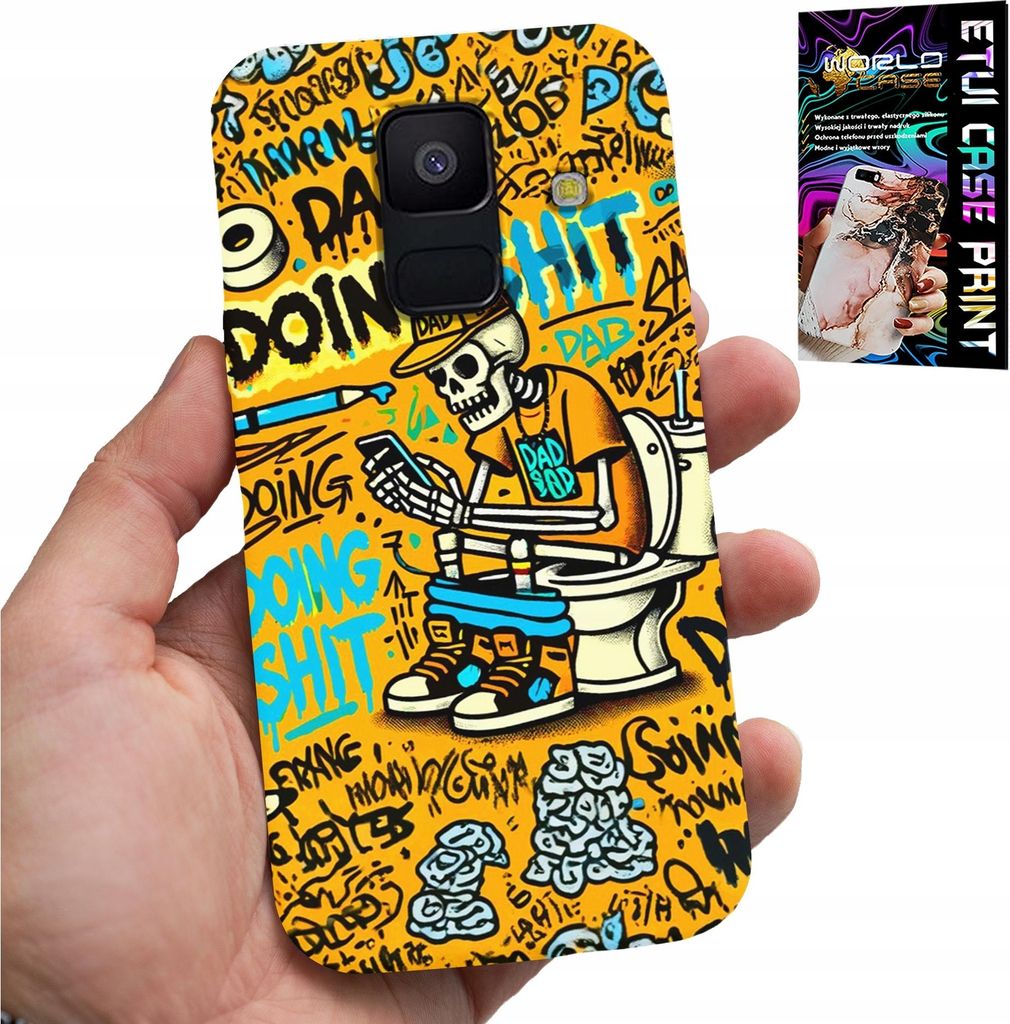 Fall Für Samsung A6 2018 - Tun Scheisse Bonehead Auf Kibble Fall