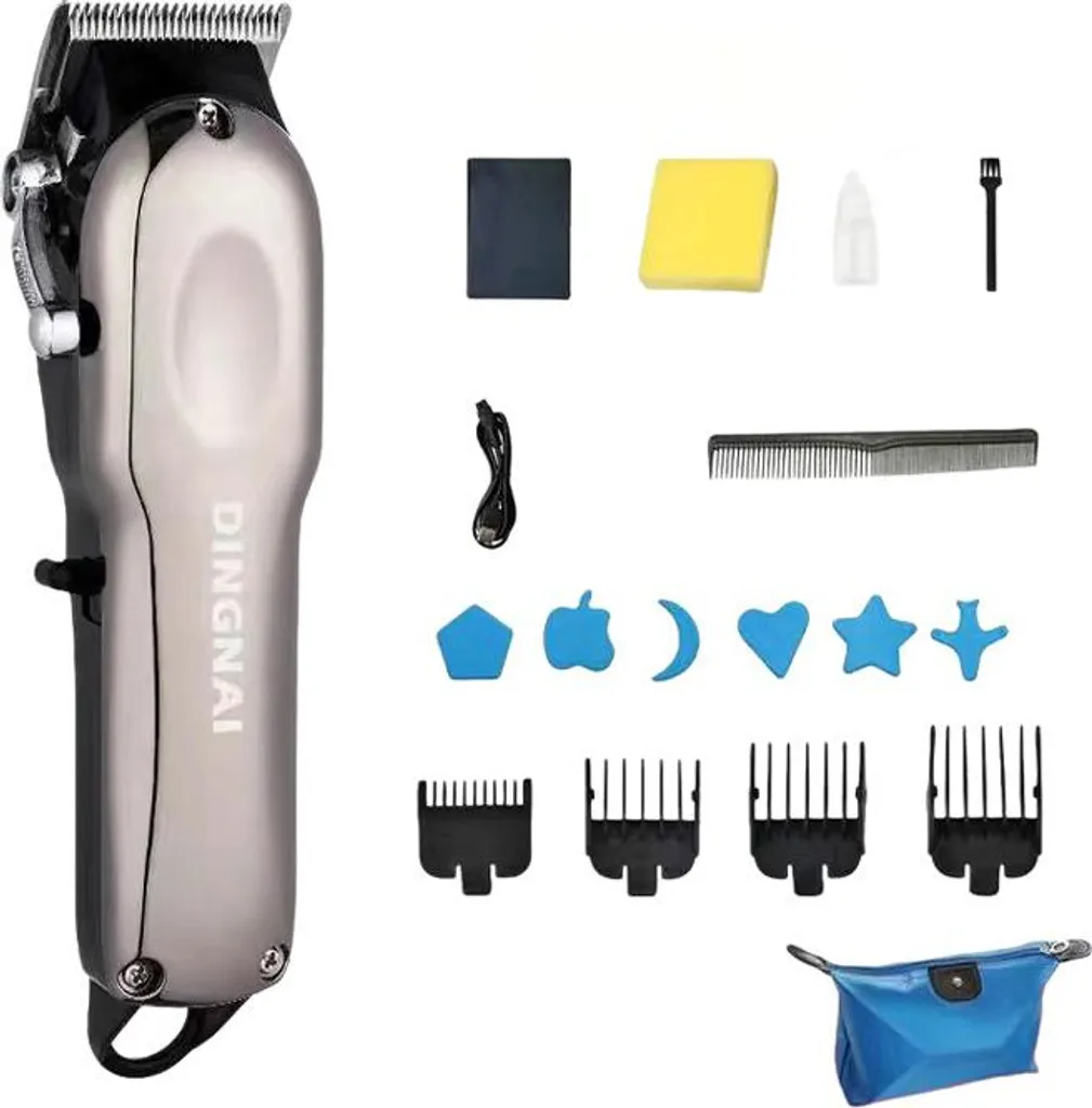 Tondeuse professionnelle à lame céramique blanche pour coupe de cheveux