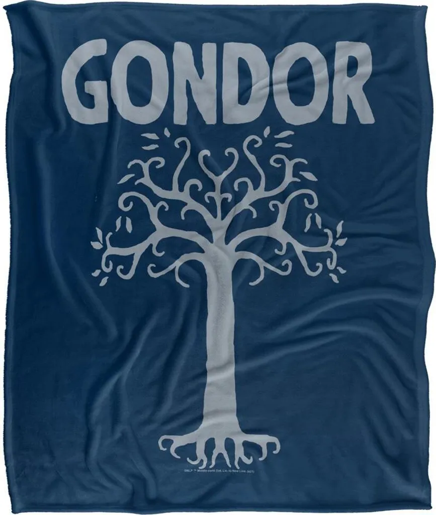 Couverture Gondor Multicolore en Molleton Doux Lord Of The Rings Pro