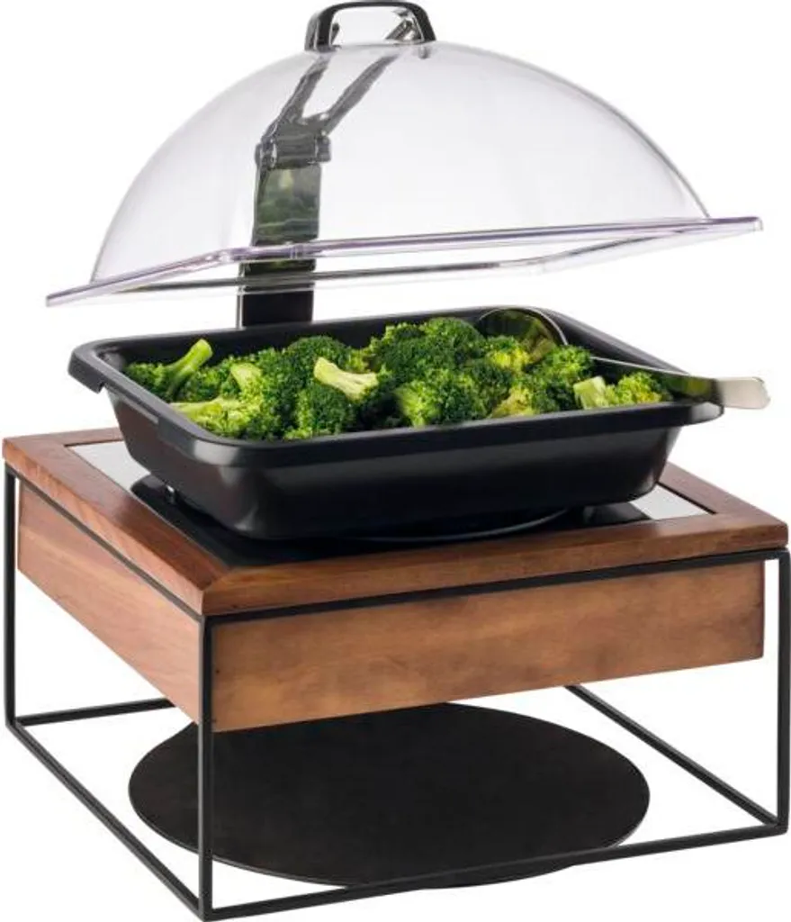 Chafing Dish Inox APS 12330 Set Complet avec Bac Gastronorme et Support