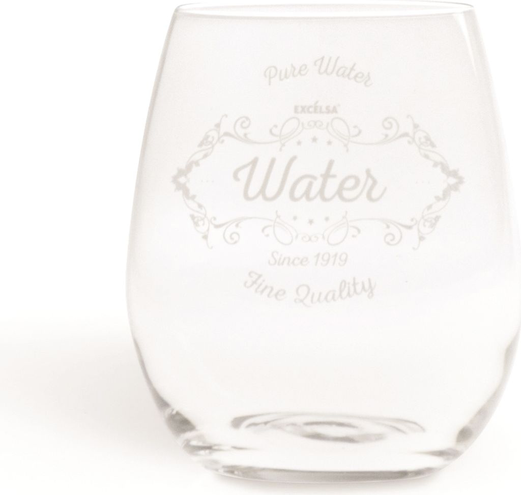 Excelsa set von 6 wasserglas Fine Quality glas 39 cl transparent