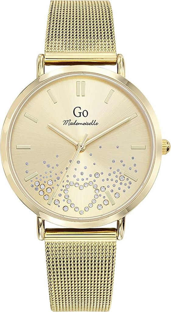 Girl Only Armbanduhr gold Edelstahl Mademoiselle Damen Analog-Quarzuhr UGO695603