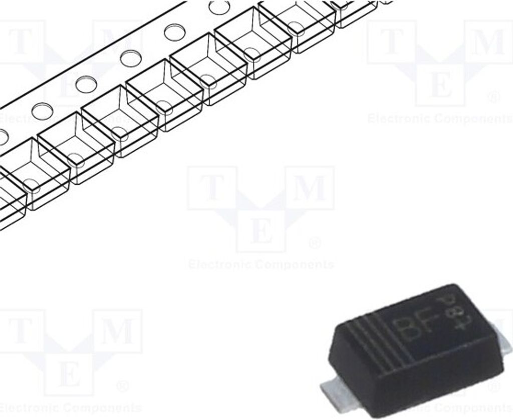 5x Diode: Gleichrichterdiode Schottky 40V SMD 3A W PMEG4030ER/8X Schottkydioden SMD