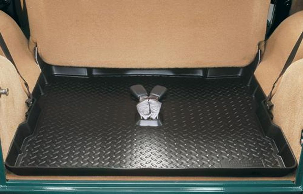 Laderaummatte Gummi Laderaumwanne schwarz Jeep Wrangler YJ 87-95