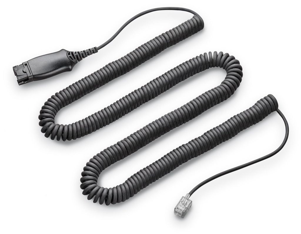 HP Poly HIS-Kabel TAA-konform – Headset-Verbindungskabel, Schwarz