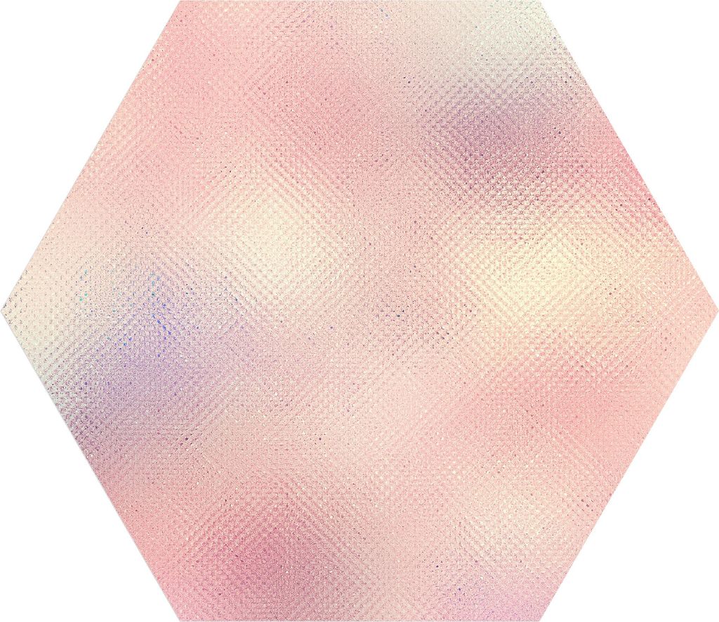 DEQORI Fototapete Sechseck 55x47,6 cm 'Verträumte Farbstruktur' Wand Tapete Sticker