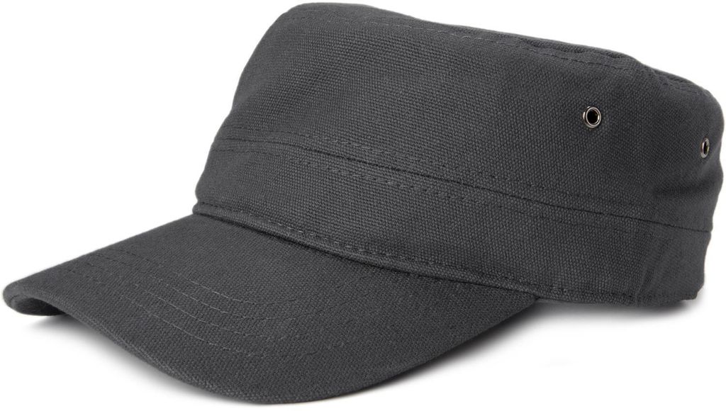 styleBREAKER Uni Military Cap aus Baumwoll-Canvas | Army Produktbild 