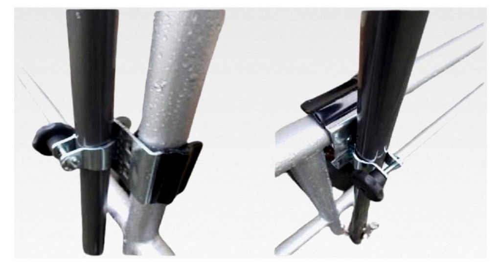 Flaggenstockhalter für Boote, Durchmesser 10-38 mm, für Produktbild 