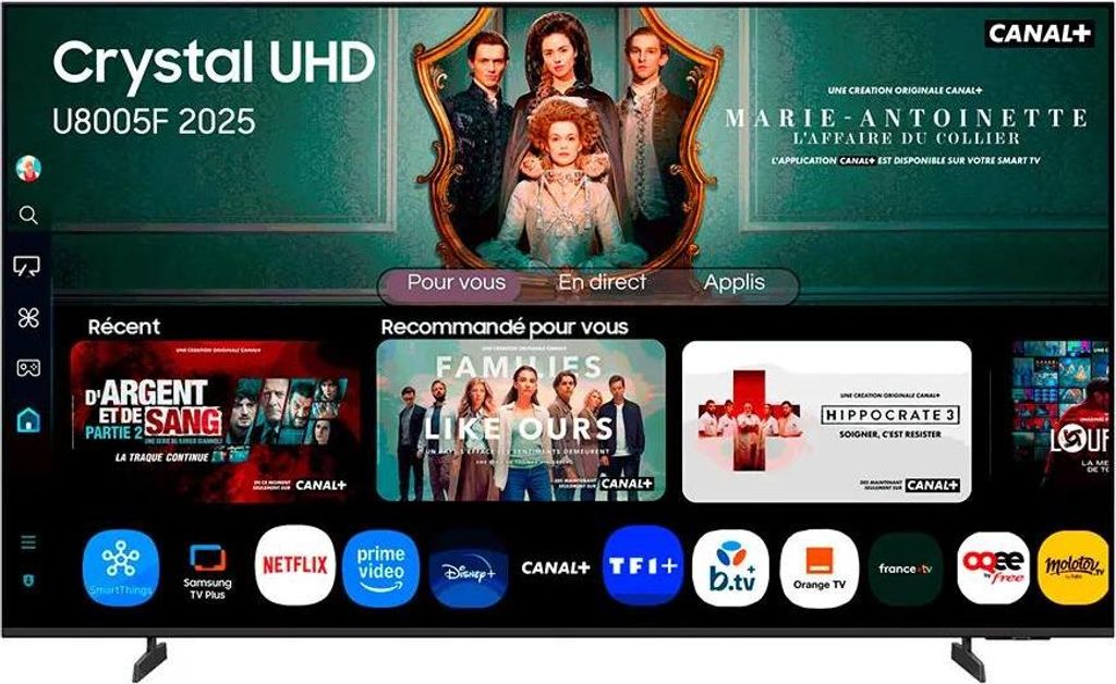 Samsung TU50U8005FU 50" LED 4K Ultra HD Smart TV Tizen Produktbild 