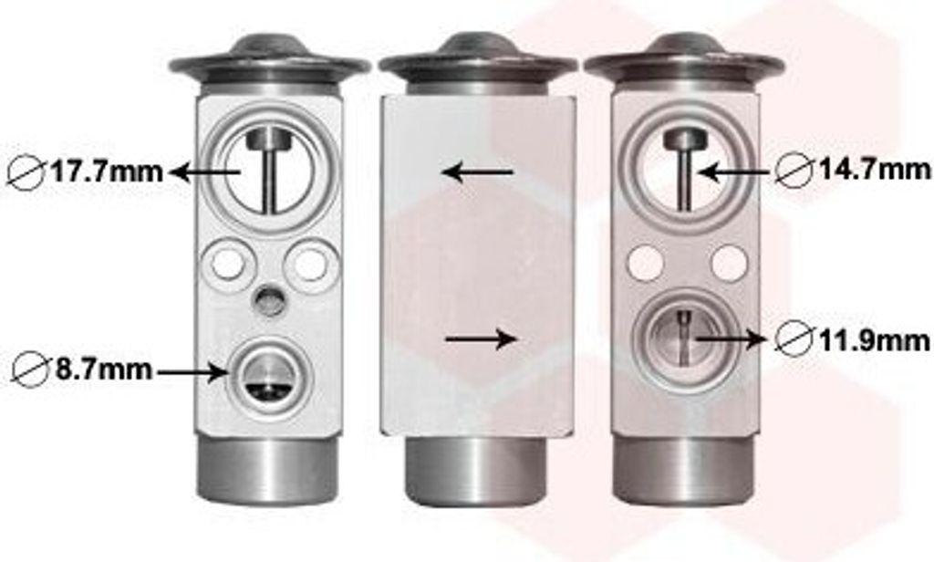 VAN WEZEL 37001461 - OE 13175539 Expansionsventil, Klimaanlage für Astra H, Astra (A04)