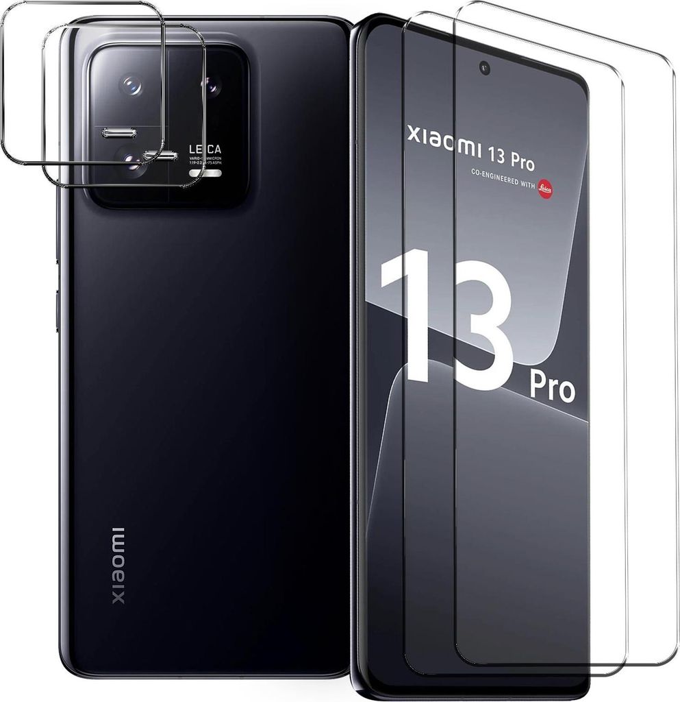 Vetro blindato per Xiaomi 13 Pro pellicola protettiva 2x Immagine del prodotto 