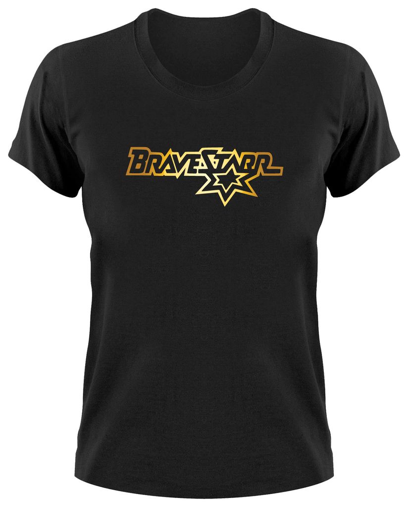 Styletex23 T-Shirt #2 Bravestarr Logo, Damen schwarz, S