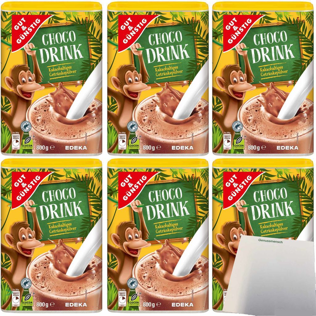 Gut & Günstig Choco Drink Kakaohaltiges Getränkepulver Produktbild 