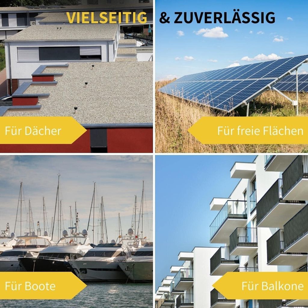10m Kabel mit Betteri BC01 + Schuko Stecker Adapter Solar Produktbild 4