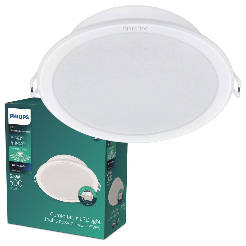 LED Downlight Spot encastré 6W PHILIPS Slim Meson Coupe Ø Image du produit 