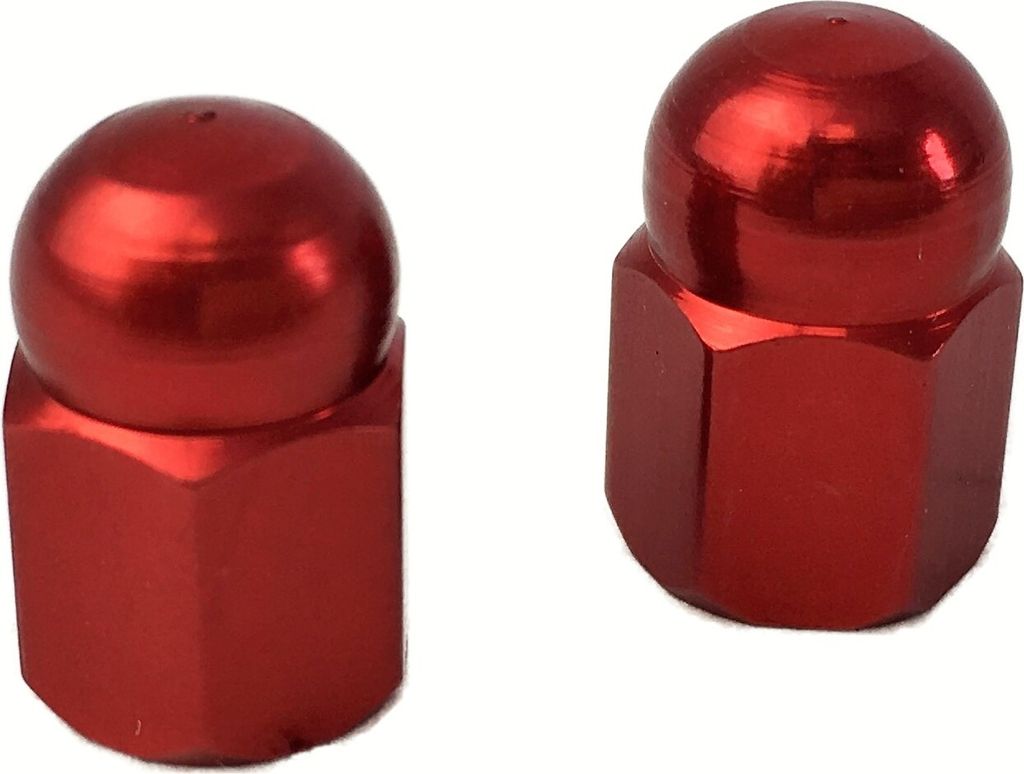 Ventilkappen Hutmutter rot