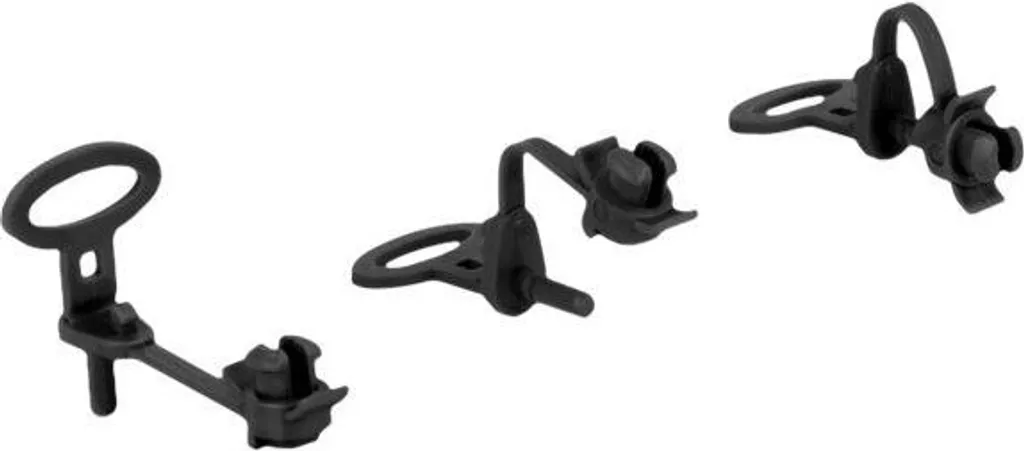 10x Distanziatore Delock per Circuito Stampato | Nylon Nero 60190 - 1