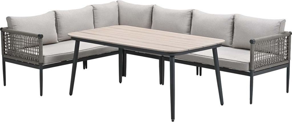 Garden Impressions Lounge/Dining Eckset Teramon 5-teilig Produktbild 