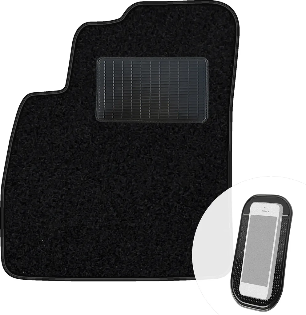 Tappetino Auto Velours Nero per Hyundai Elantra 1996-2001 | Lato Guida