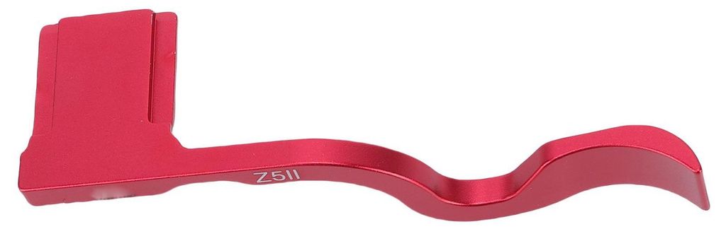 Daumengriff mit Blitzschuhabdeckung, passend für Nikon Z5II Z6III Z6II Z5 Z7 Kamera, Aluminium-Up-Rest-Handzubehör, Rot