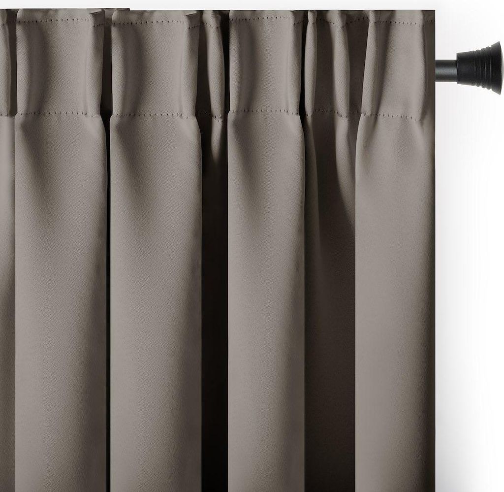 Gardine Kräuselband Multifunktionsband 140x175 cm Beige Produktbild 