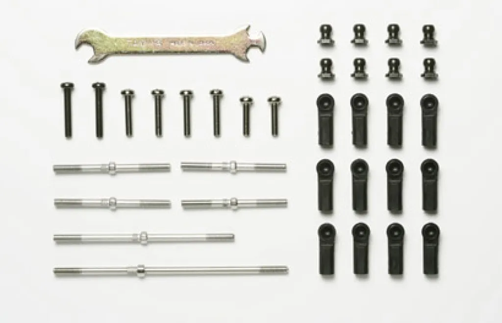 Set de barres Tamiya DT-02 pour corriger direction et carrossage