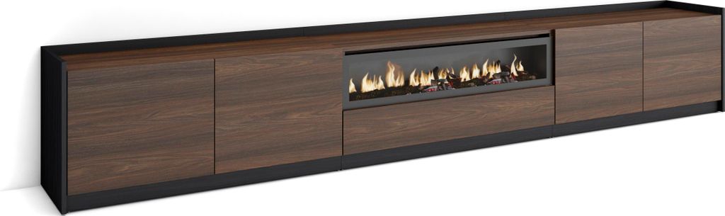 TV-Schrank, Lowboard, 310x37x50cm, Für TV-Geräte bis zu Produktbild 