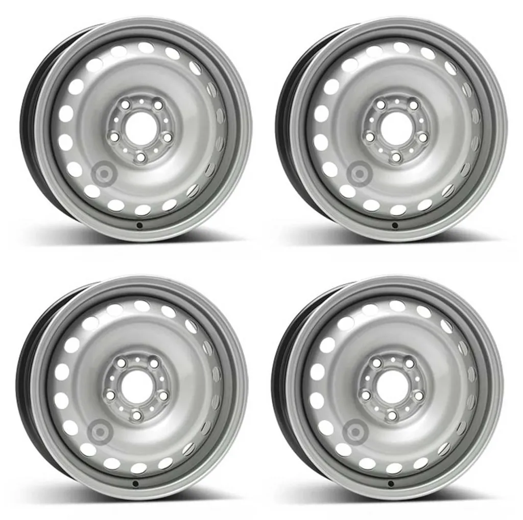 Pack de 4 Roues en Acier 15 pouces Alcar 7215 pour Mercedes Citan