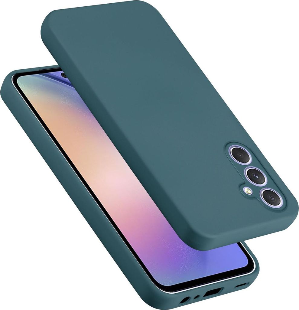 Cadorabo Hülle für Samsung Galaxy A54 5G Hülle Silikon Handyhülle Case aus flüssigem Silikon, Kratzfeste und stoßfeste Schutzhülle für Sams...
