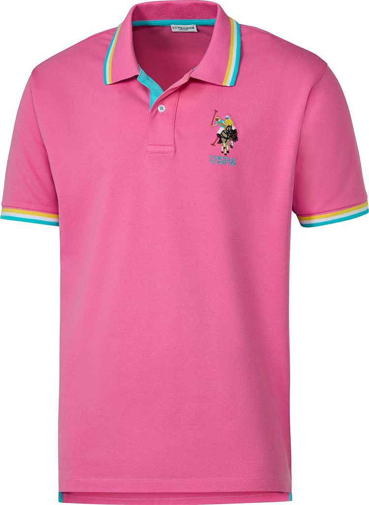 U.S. POLO ASSN. Herren Poloshirt kurzarm, maximaler Stretch-Komfort