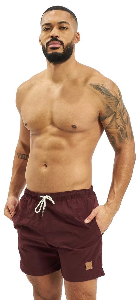 Urban Classics - Badeshorts für Herren TN159 (XL) (Kirsche)