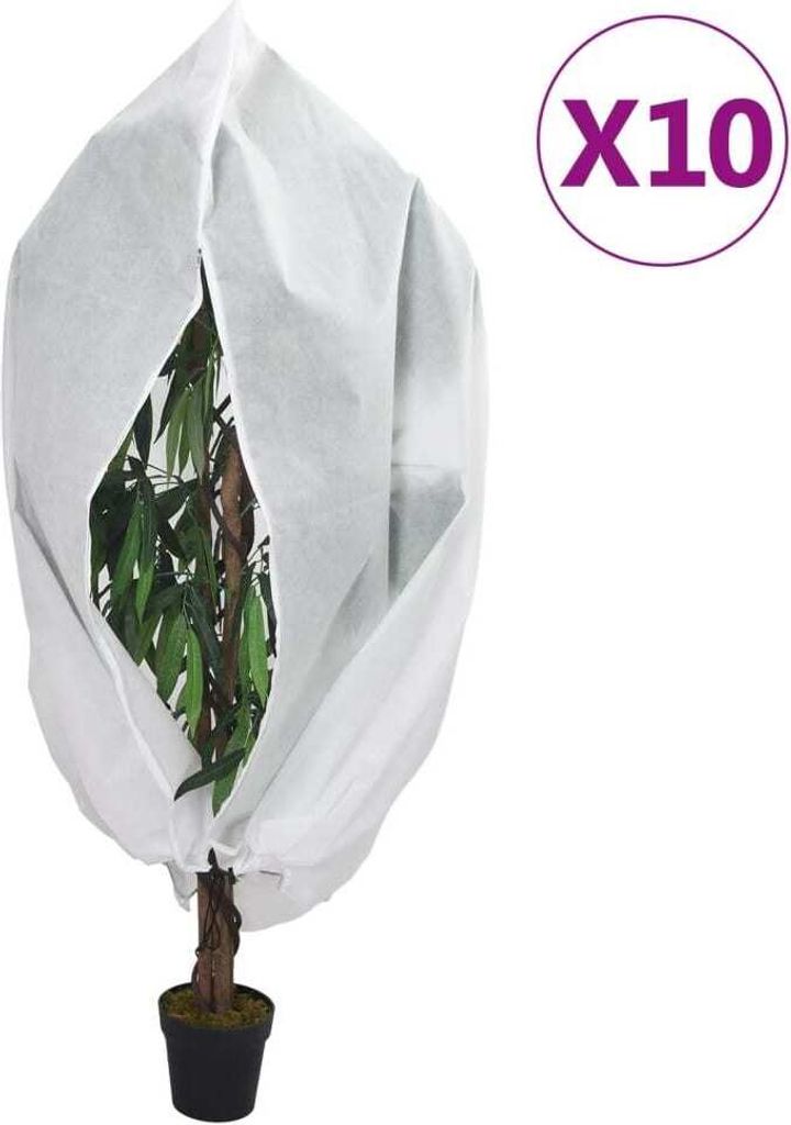 Wintervlies mit Reißverschluss 10 Stk. 70 g/m² 2,36x2 m