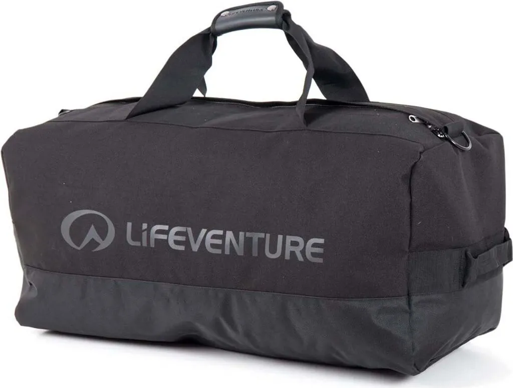 Sac de Voyage 100L Lifeventure Noir - Idéal pour Expédition et Trek