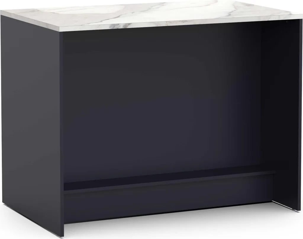 Ilot de Cuisine Central CHESTER 120cm Meuble de Rangement Multifonction - 6