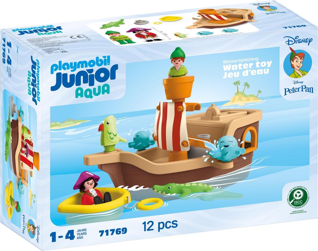 PLAYMOBIL JUNIOR & Disney: Peter Pans Piratenschiff mit Produktbild 