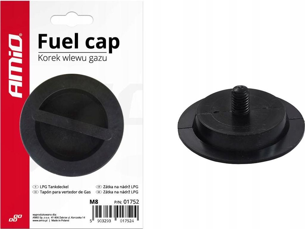 Tankdeckel 8Mm, M8 Lpg-Stecker