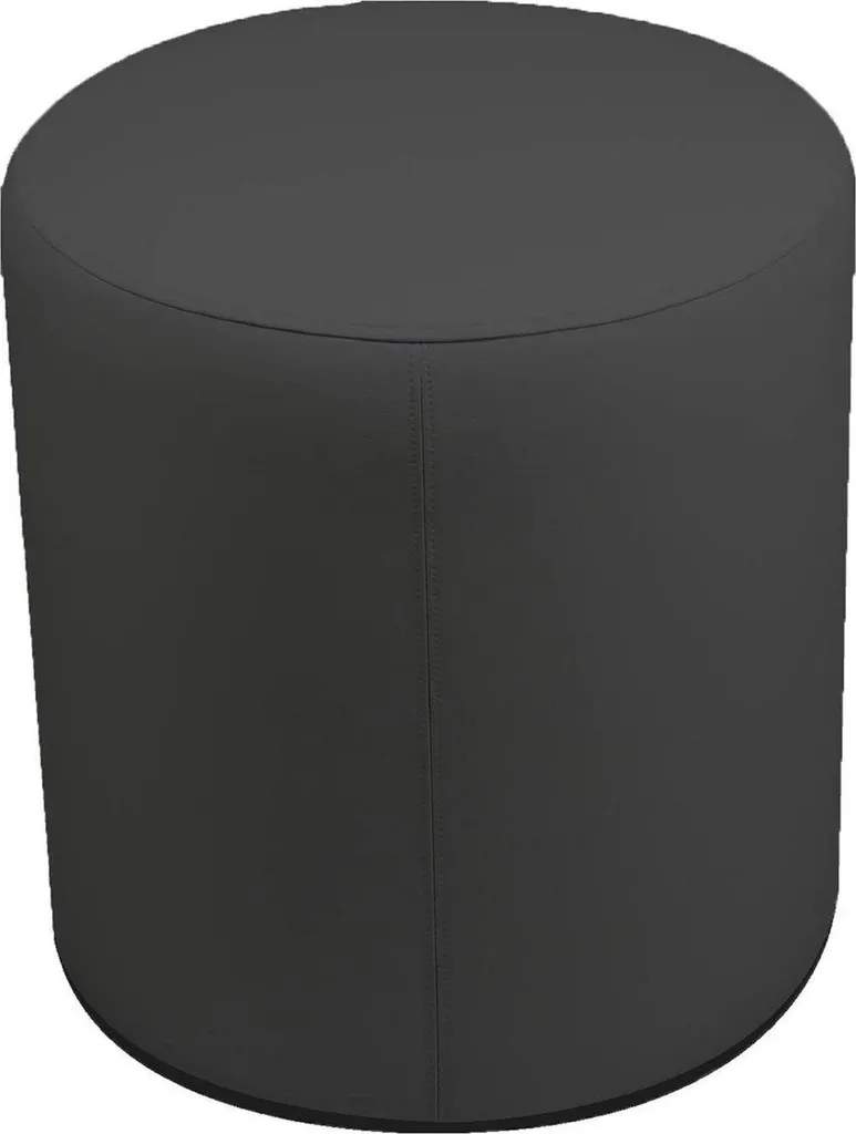 Talamo Italia Pouf Lisboa 40x40x42h cm Grigio, Grigio Forma Cilindrica Italy