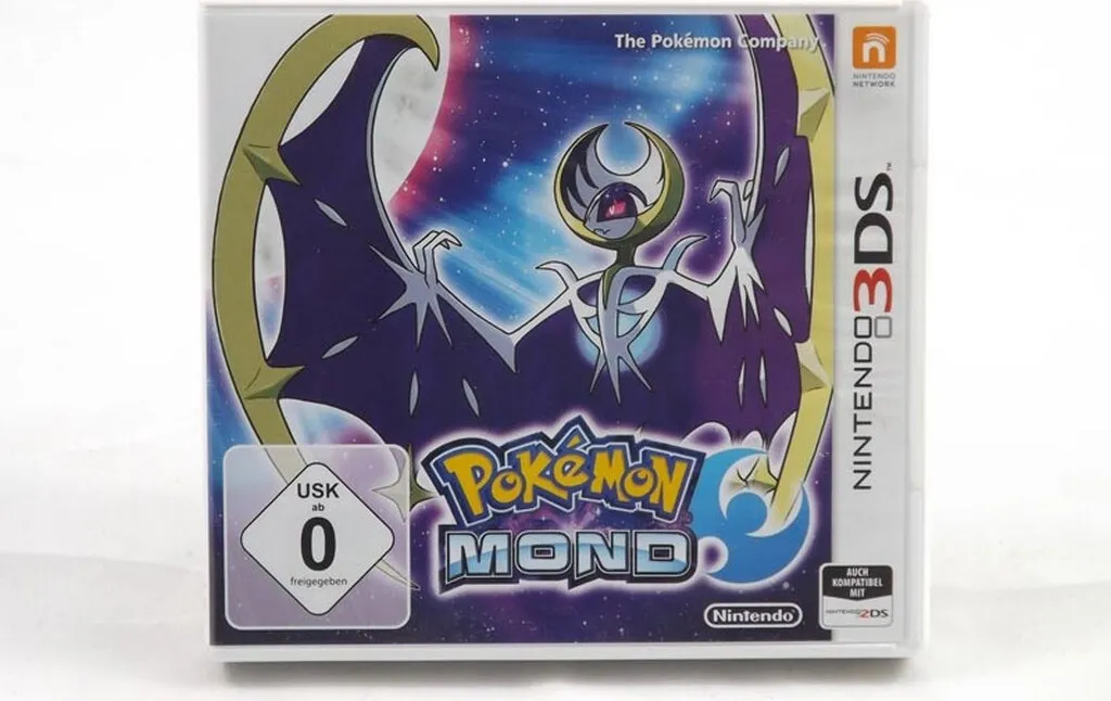 Pokémon Lune Nintendo 3DS Version Allemande Jeu Vidéo RPG Authentique