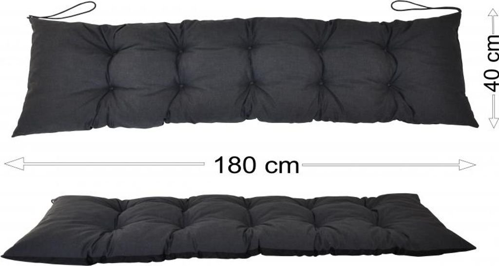 Podsedák 180x40 tmavě šedý melír Obrázek produktu 