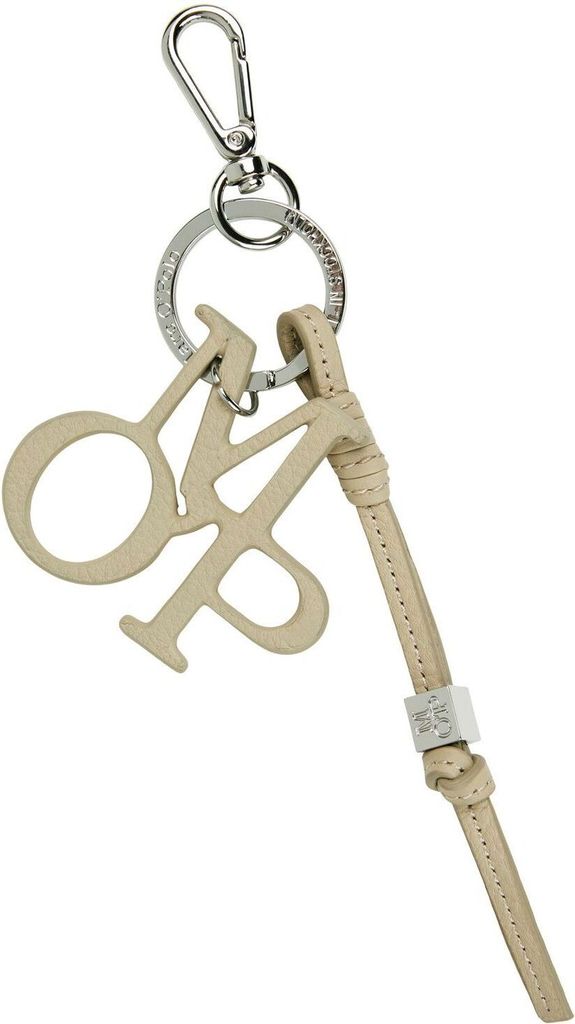 Marc O'Polo Leder Schlüsselanhänger Finna Key Ring Jonesboro Cream beige