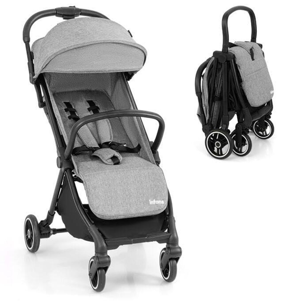 Passeggino COSTWAY, passeggino da viaggio con funzione Immagine del prodotto 