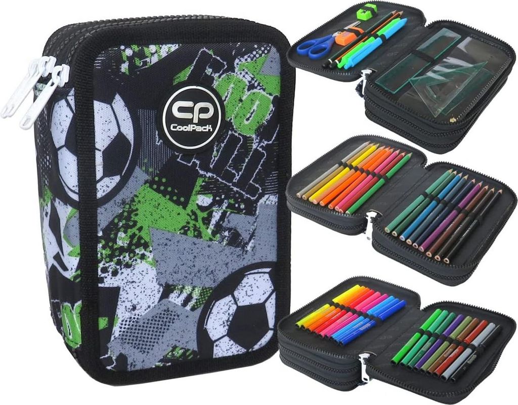 Coolpack Jumper 3 Ball Let's Gol astuccio per matite e Immagine del prodotto 