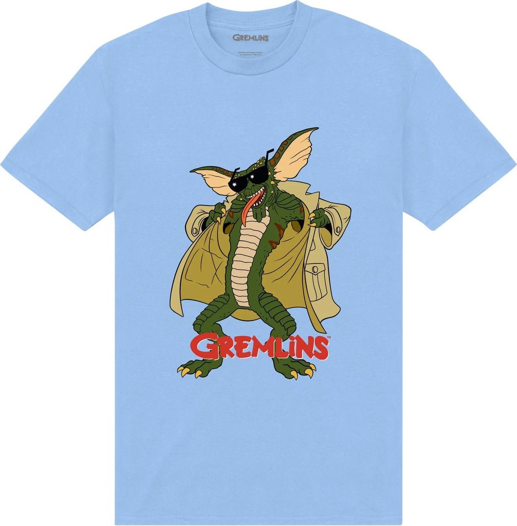 Gremlins - "Flasher" T-Shirt für Herren/Damen Uni PN463 (XL) (Hellblau)