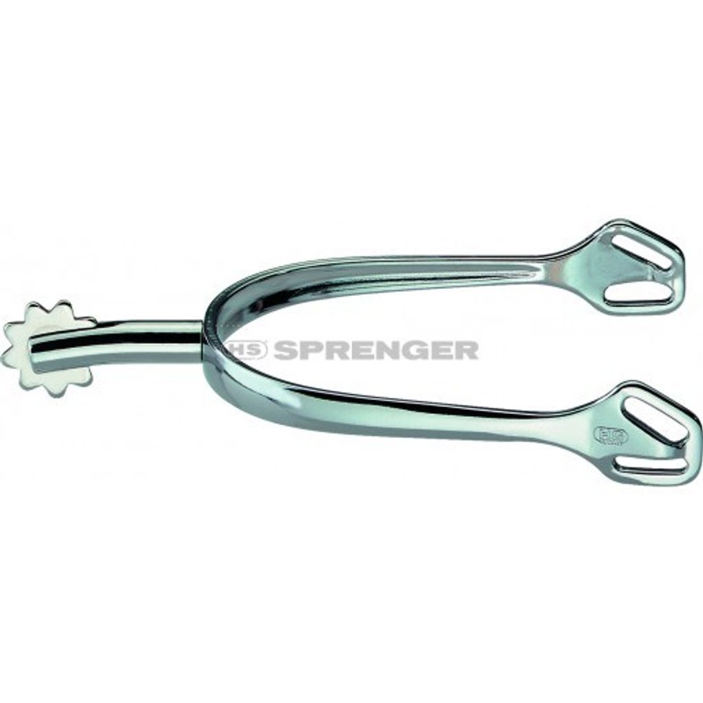 SPRENGER ULTRA FIT Sporen mit Balkenhol Schlaufe Edelstahl, 40, Sonnenrad (004)