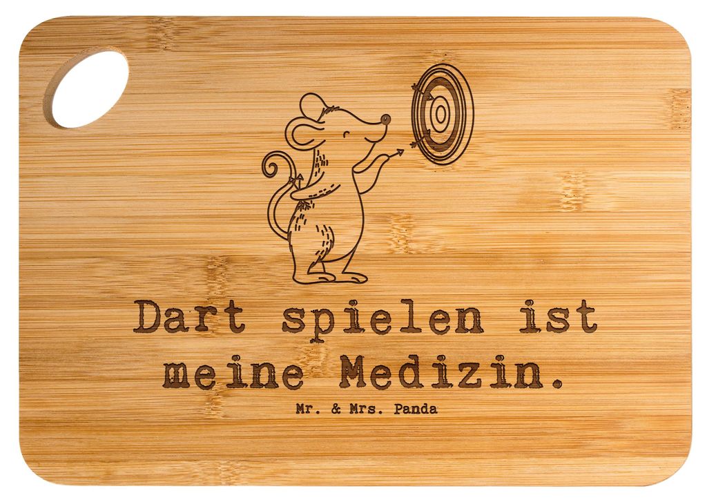 Mr. & Mrs. Panda vesperbrett Maus Dart spielen - Transparent - Geschenk, tapasbrett, Brett, holzschneidebrett, Holzbrett, Turnier, Frühstücksbret...
