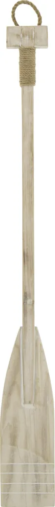 Pagaie de Décoration Murale en Bois de Pin Blanchi Style Bord de Mer