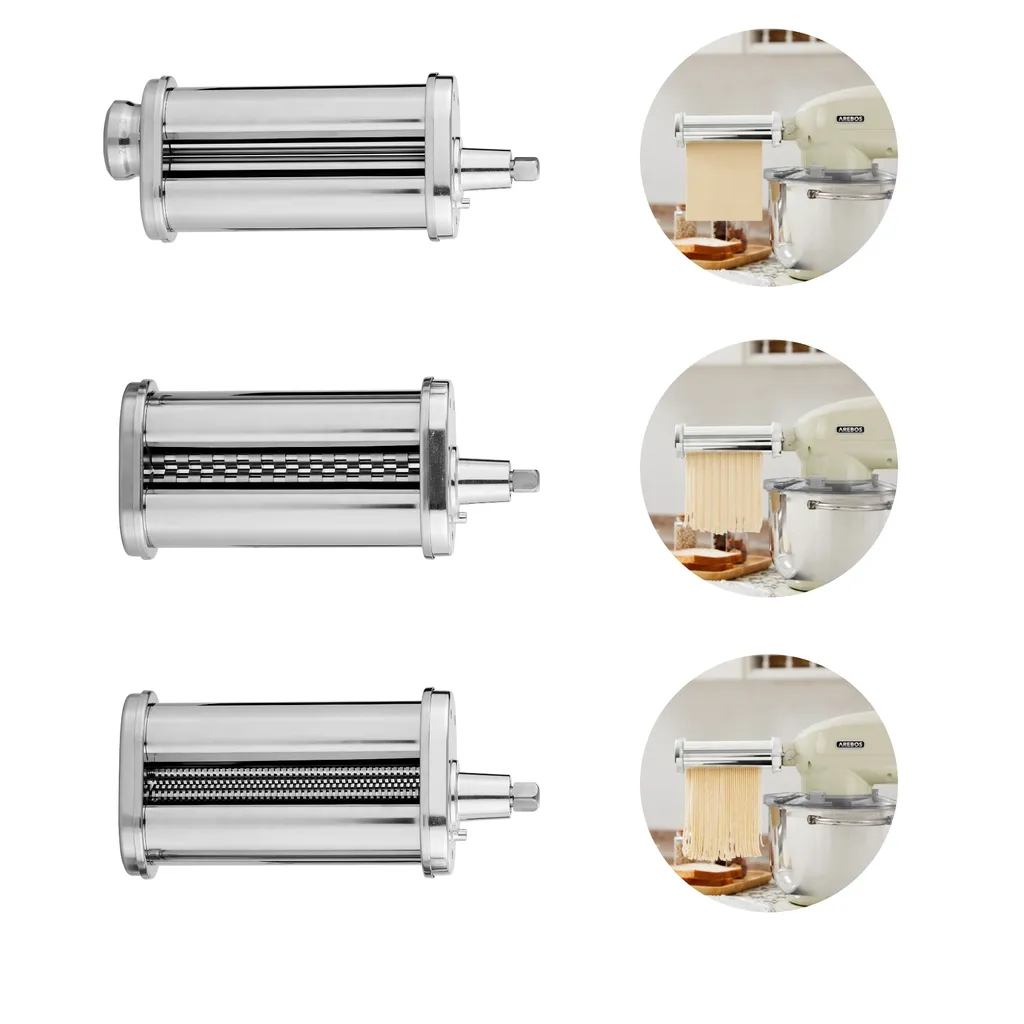 Réussir vos Pâtes Fraîches Fettuccine avec cet Accessoire de Robot en Inox